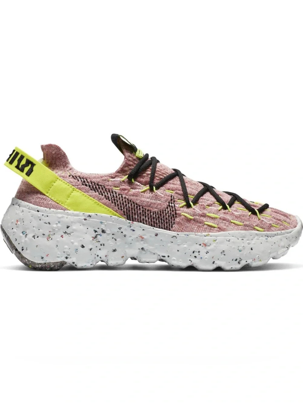 Nike Space Hippie 04 Lemon Venom/Black/ Artic Pink Women's Size 8.5